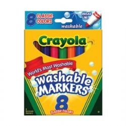 Thin Pt. Washable Markers 10/pk